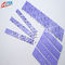1mmT Thin China Factory Low Price Violet 2W Silicone Thermal Gap Pad High Quality Soft Thermal Silicone Sheet For LCD