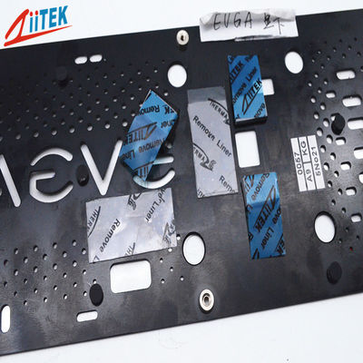工場 オーダーメイド サイズ バッテリー Led ラップトップ 熱パッド 2W 1.5mm シリコン テーマ 導電パッド GPU CPU 冷却用